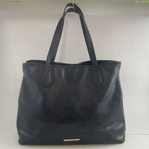 Brahmin Black/Blue Tote Bag with Elegant Design